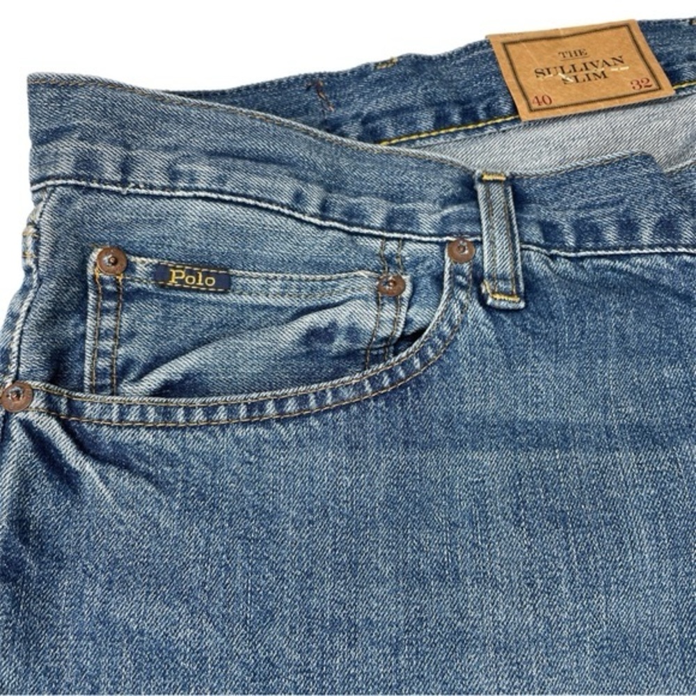 Polo Ralph Lauren Sullivan Slim Blue Jeans - Picture 4 of 10